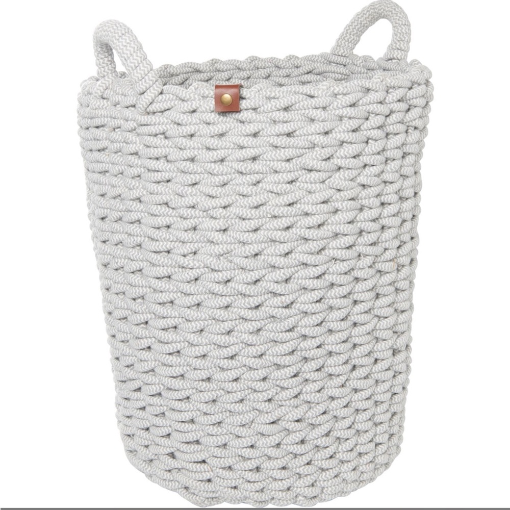 Heritage Living Medium Cotton Rope Hamper - 15x18”